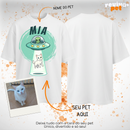 Camiseta Oversize Abduction Pet Personalizada