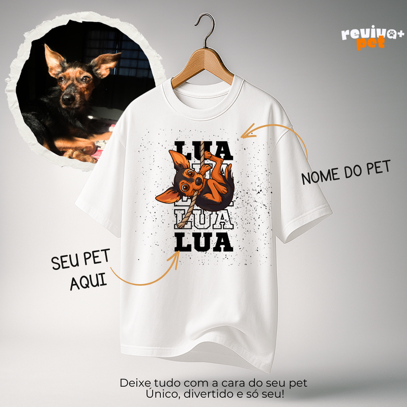 Camiseta Oversize PetRope Street Personalizada