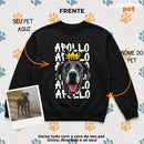PetKing® – Moletom Careca Unissex Personalizado com Foto do Pet