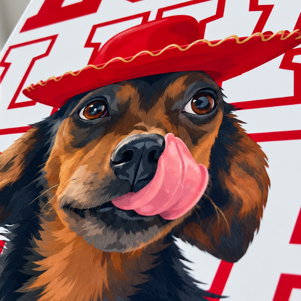 Typo Pet® – Quadro Metálico Personalizado com Foto do Pet