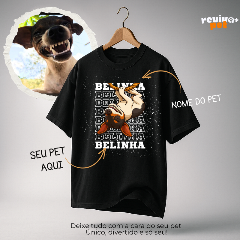 Camiseta Oversize PetRope Street Personalizada