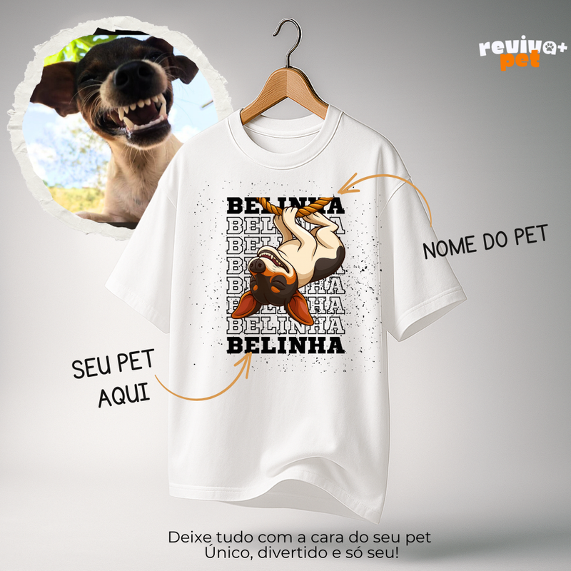 Camiseta Oversize PetRope Street Personalizada