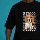 PetMood® – Oversized Premium Unissex 100% Algodão Personalizada com Foto do Pet