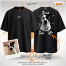 Camiseta Oversize DogFace Personalizada