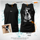 Camiseta Regata DogFace Personalizada