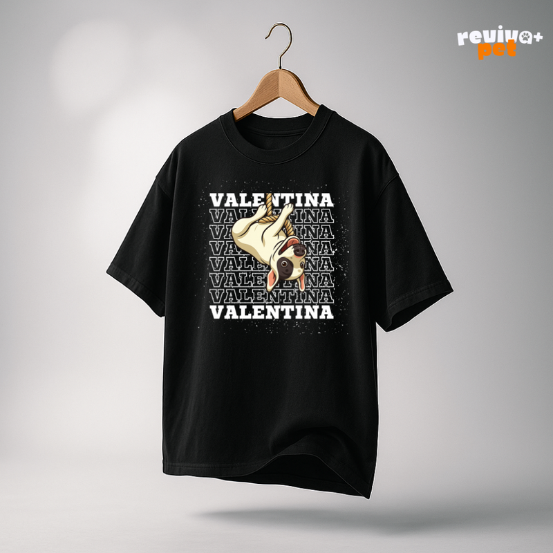 Camiseta Oversize PetRope Street Personalizada