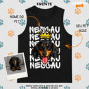 PetKing® – Regata  Personalizada com Foto do Pet