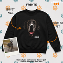 PetStyle® – Moletom Careca Unissex Personalizado com Foto do Pet