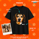 PetStyle® – Camiseta Basic Premium Unissex 100% Algodão Personalizada com Foto do Pet