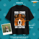 PetCountry® – Oversized Premium Unissex 100% Algodão Personalizada com Foto do Pet