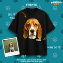PetStyle® – Oversized Premium Unissex 100% Algodão Personalizada com Foto do Pet
