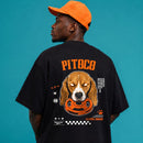 PetPower® – Oversized Premium Unissex 100% Algodão Personalizada com Foto do Pet