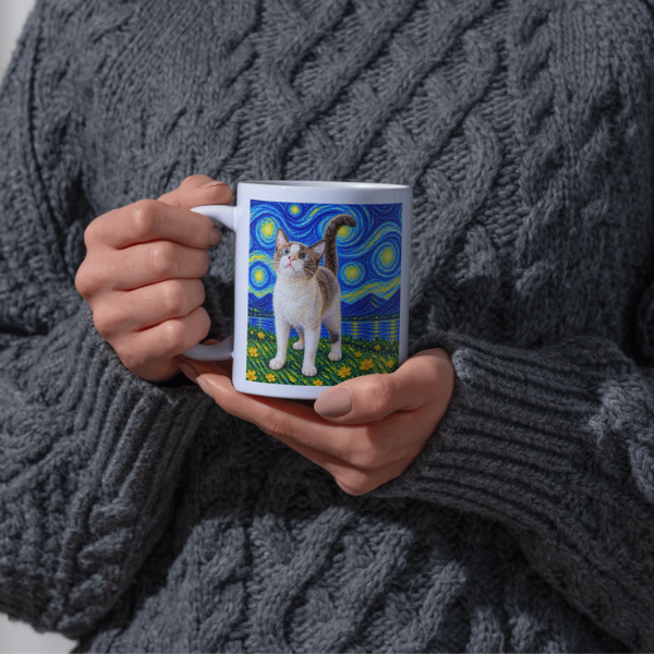 PetGogh® – Caneca de Porcelana Personalizada com Foto do Pet