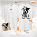 Camiseta Oversize DogFace Personalizada