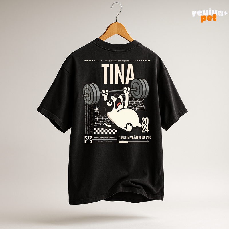 Camiseta Oversize PetPower Personalizada