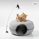 Caminha MiauDonut + Brinde Varinha Ventosa Com Pena