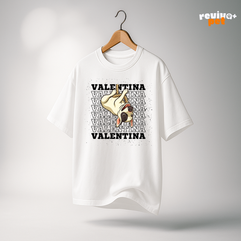 Camiseta Oversize PetRope Street Personalizada