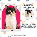 Pet Minimalist® – Quadro Metálico Personalizado com Foto do Pet