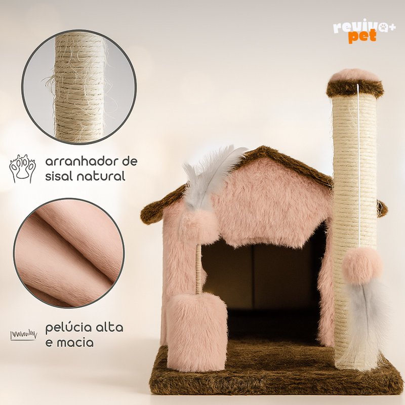 House Miaou: Casa com Rede e Diversão Integrada