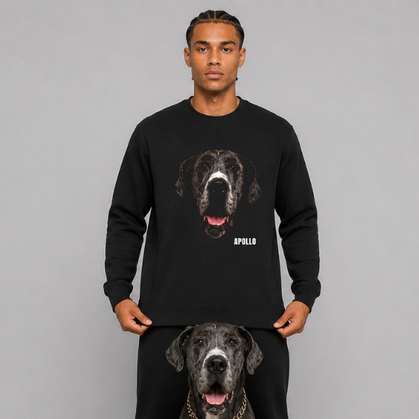 PetStyle® – Moletom Careca Unissex Personalizado com Foto do Pet