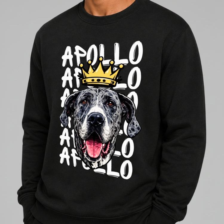 PetKing® – Moletom Careca Unissex Personalizado com Foto do Pet