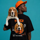 PetPower® – Oversized Premium Unissex 100% Algodão Personalizada com Foto do Pet