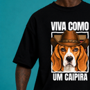 PetCountry® – Oversized Premium Unissex 100% Algodão Personalizada com Foto do Pet