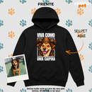 PetCountry® – Moletom Canguru Unissex Personalizado com Foto do Pet