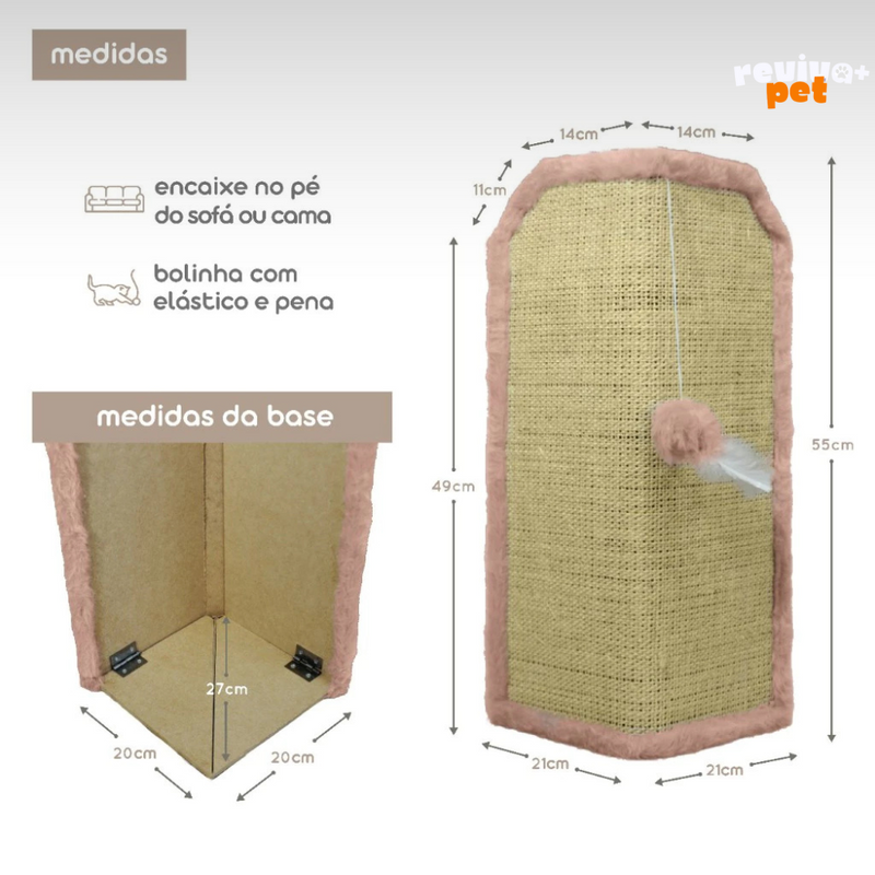 Arranha Canto Miauu: Protege seu sofá e diverte seu gato