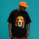 PetStyle® – Oversized Premium Unissex 100% Algodão Personalizada com Foto do Pet