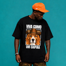 PetCountry® – Oversized Premium Unissex 100% Algodão Personalizada com Foto do Pet