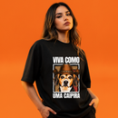 PetCountry® – Camiseta Basic Premium Unissex 100% Algodão Personalizada com Foto do Pet