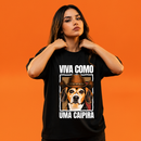 PetCountry® – Camiseta Basic Premium Unissex 100% Algodão Personalizada com Foto do Pet