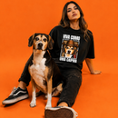 PetCountry® – Camiseta Basic Premium Unissex 100% Algodão Personalizada com Foto do Pet