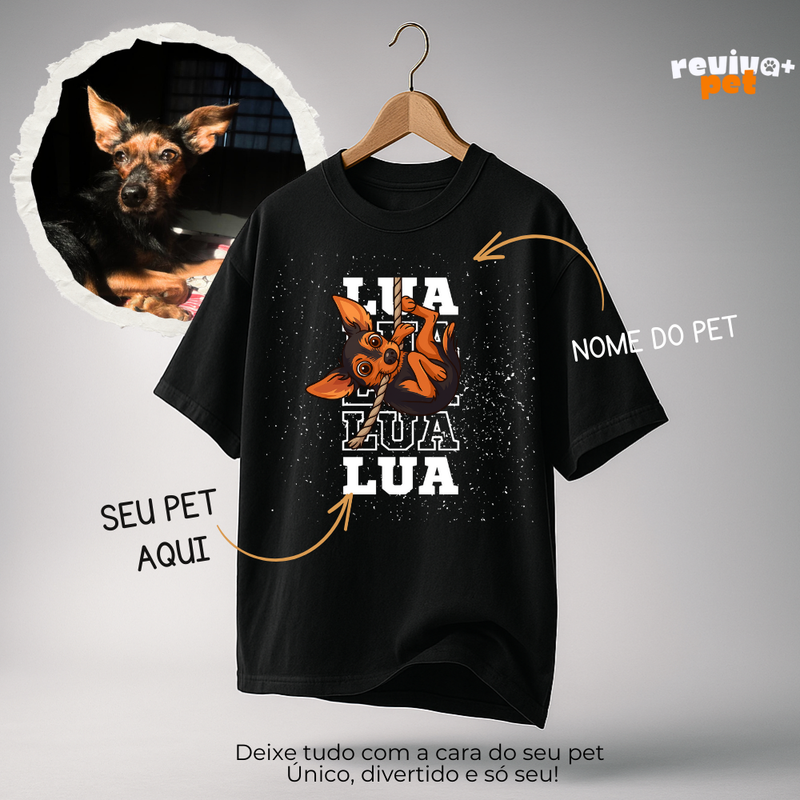 Camiseta Oversize PetRope Street Personalizada