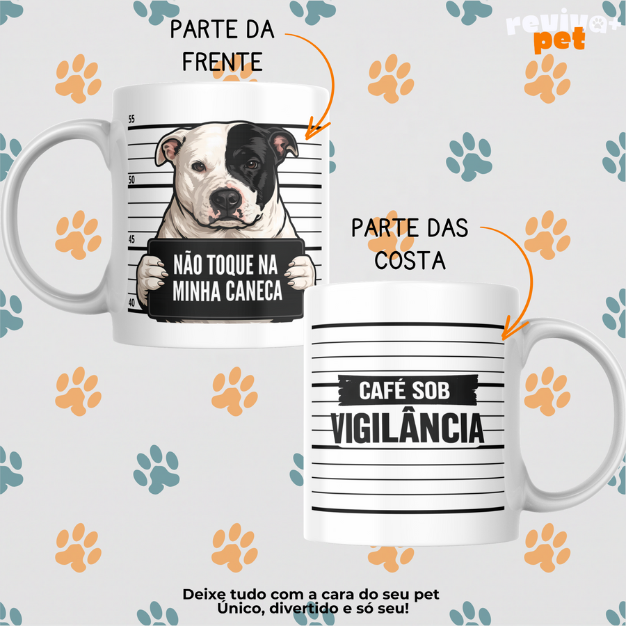 MyCoffe® – Caneca de Porcelana Personalizada com Foto do Pet