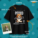 PetGym® – Oversized Premium Unissex 100% Algodão Personalizada com Foto do Pet