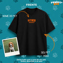 PetPower® – Oversized Premium Unissex 100% Algodão Personalizada com Foto do Pet