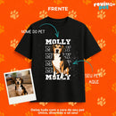 PetMood® – Camiseta Basic Premium Unissex 100% Algodão Personalizada com Foto do Pet