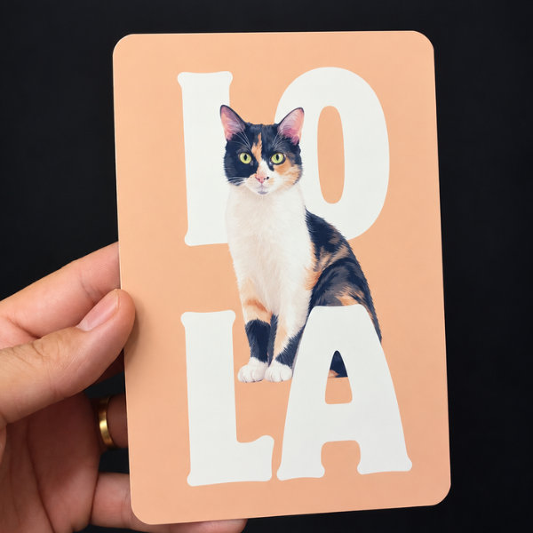 Pet Poster® – Quadro Metálico Personalizado com Foto do Pet