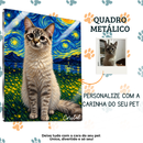 Pet Gogh® – Quadro Metálico Personalizado com Foto do Pet